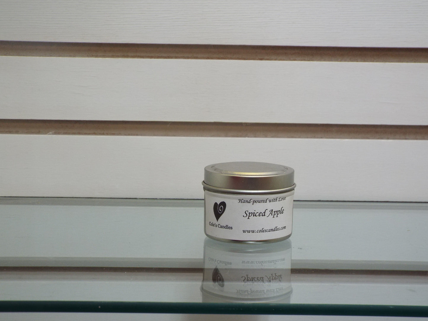 Candles, tins