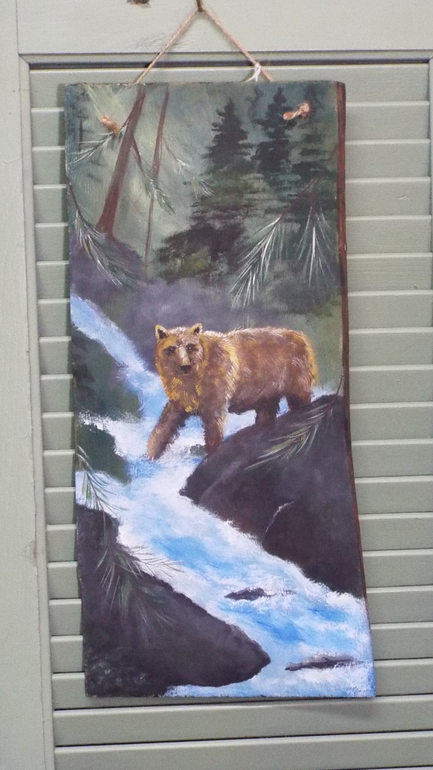 Painted Cedar Shake