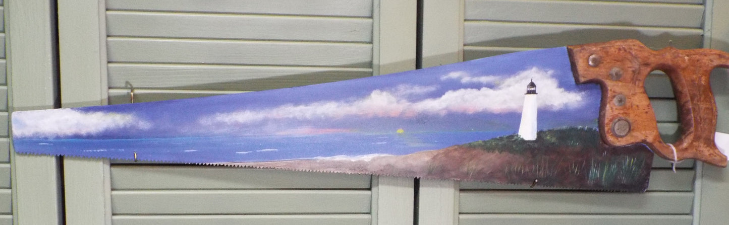Painted Handsaw - NEW LOWER PRICE!