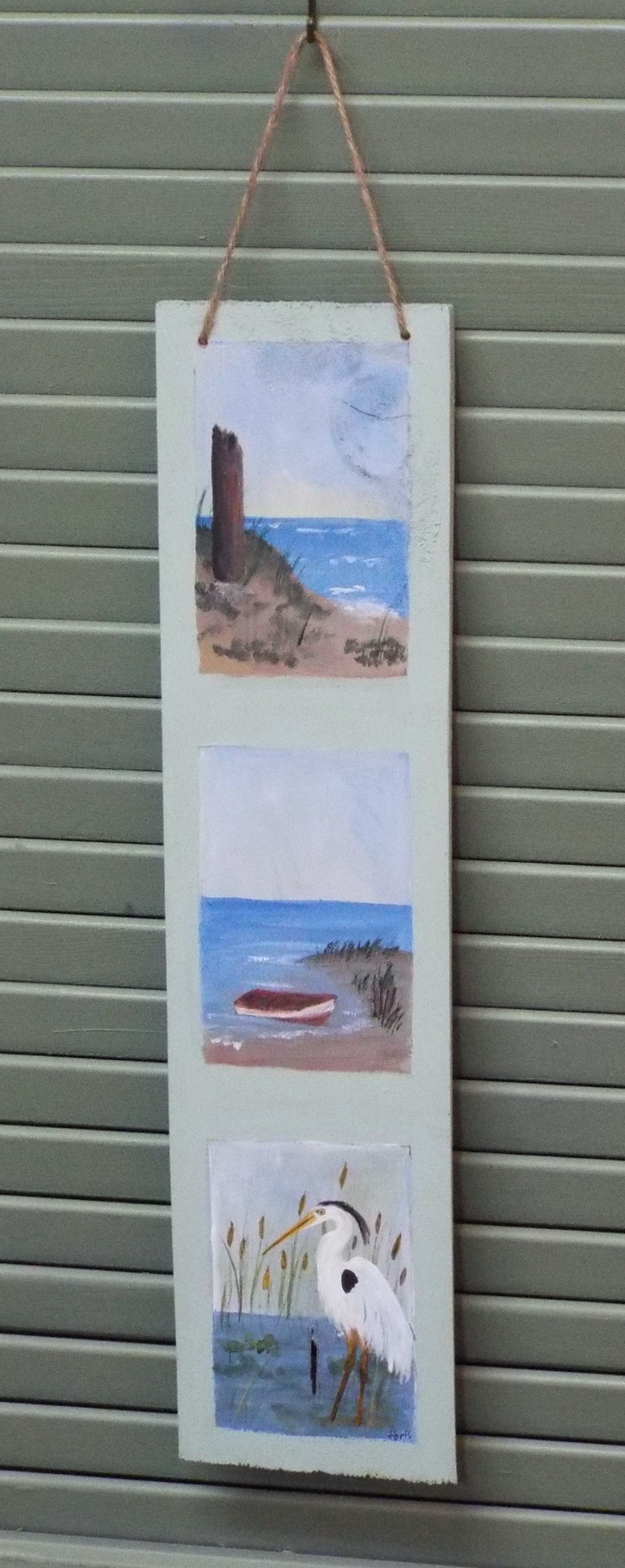 Painted Cedar Shake