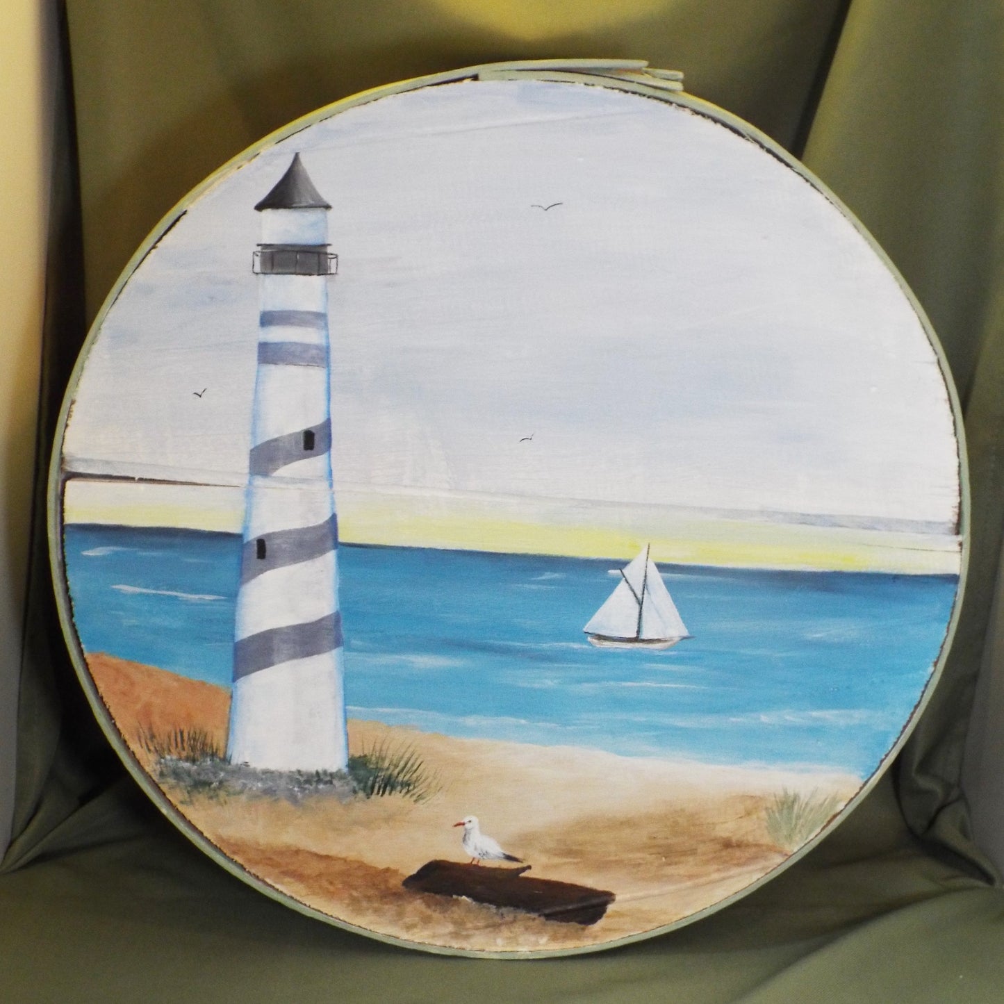 Painted Cheesebox (large) - NEW LOWER PRICE!