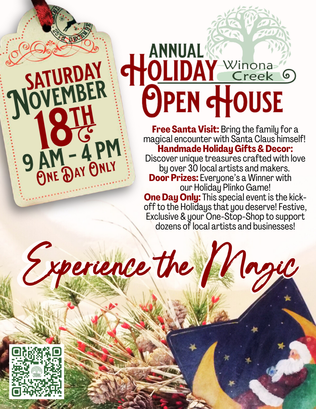 Winona Creek's Annual Holiday Open House: A Magical Neighborhood Celebration