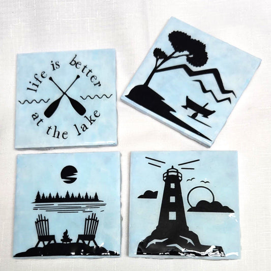 Coasters, set of 4