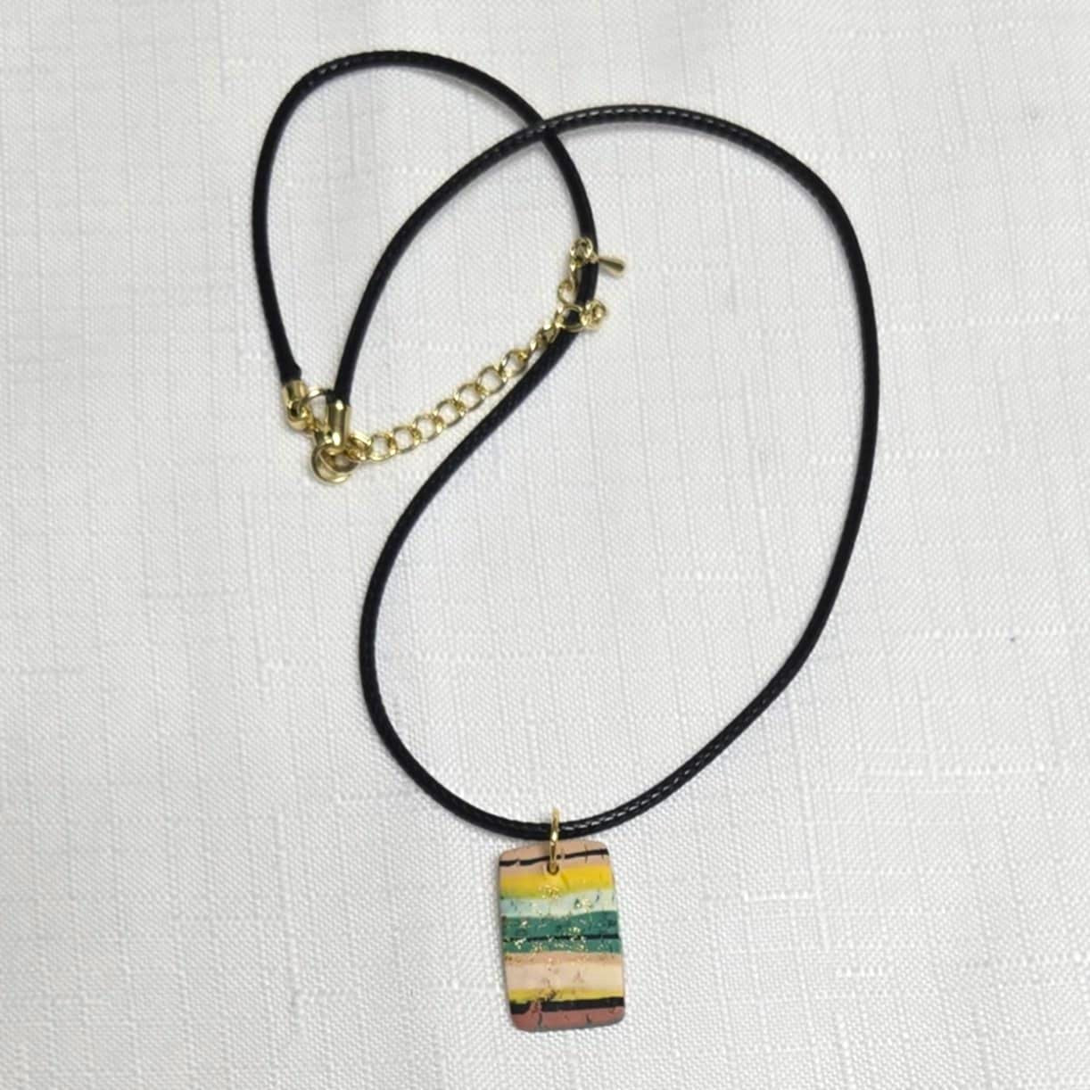 Simple Polymer Clay Necklaces - NEW!