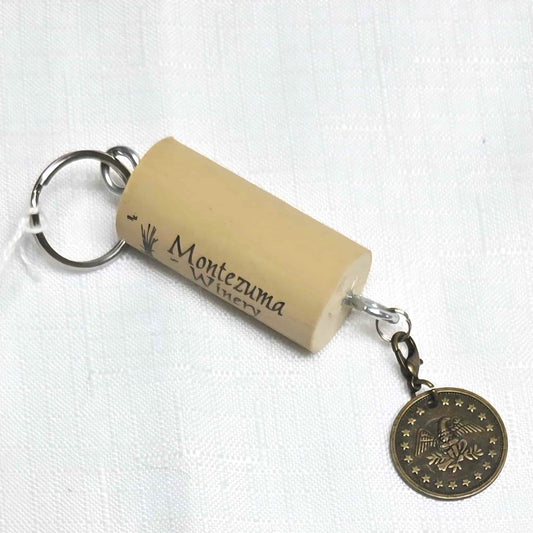 Wine Cork Key Ring - NEW!
