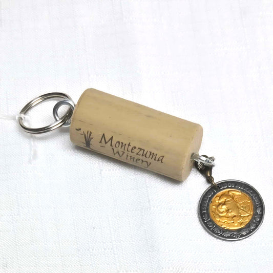 Wine Cork Key Ring - NEW!