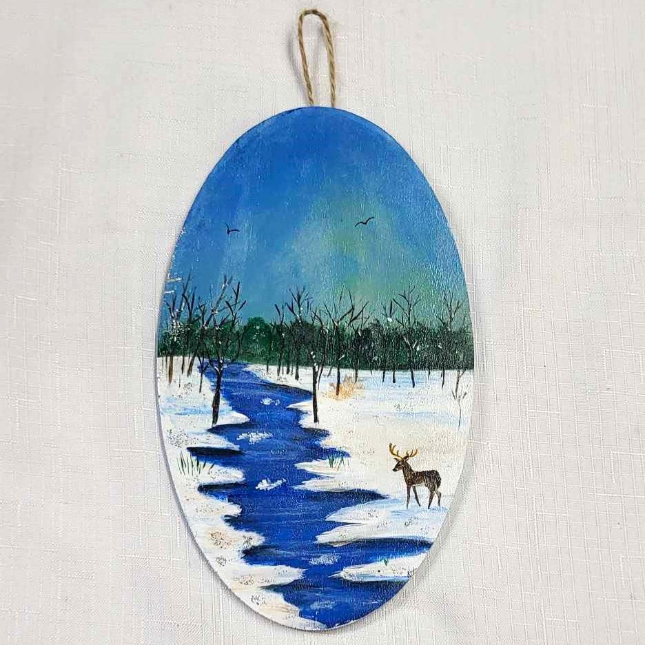 Painted Mini Wall Hanging