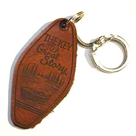 Engraved Leather Key Ring - NEW ITEMS ADDED!