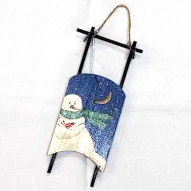 Handpainted Sled, small - NEW!