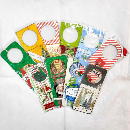 Decorative Bottle Tags, Holiday - NEW!
