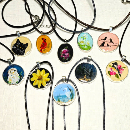 Handpainted Pendant - MORE ADDED!