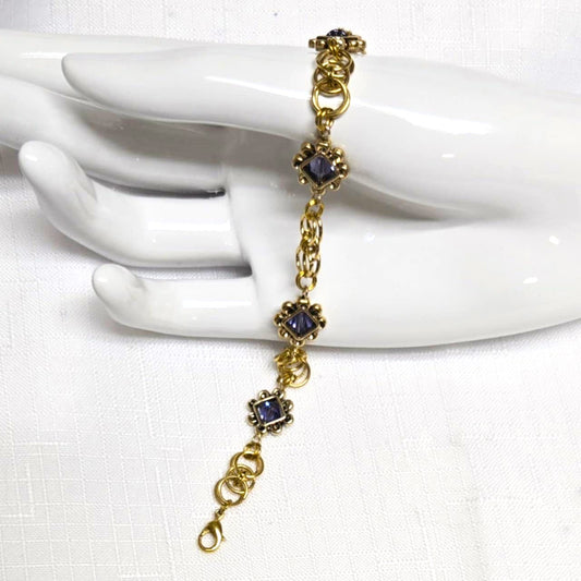 Crystals & Rings Bracelet - NEW!