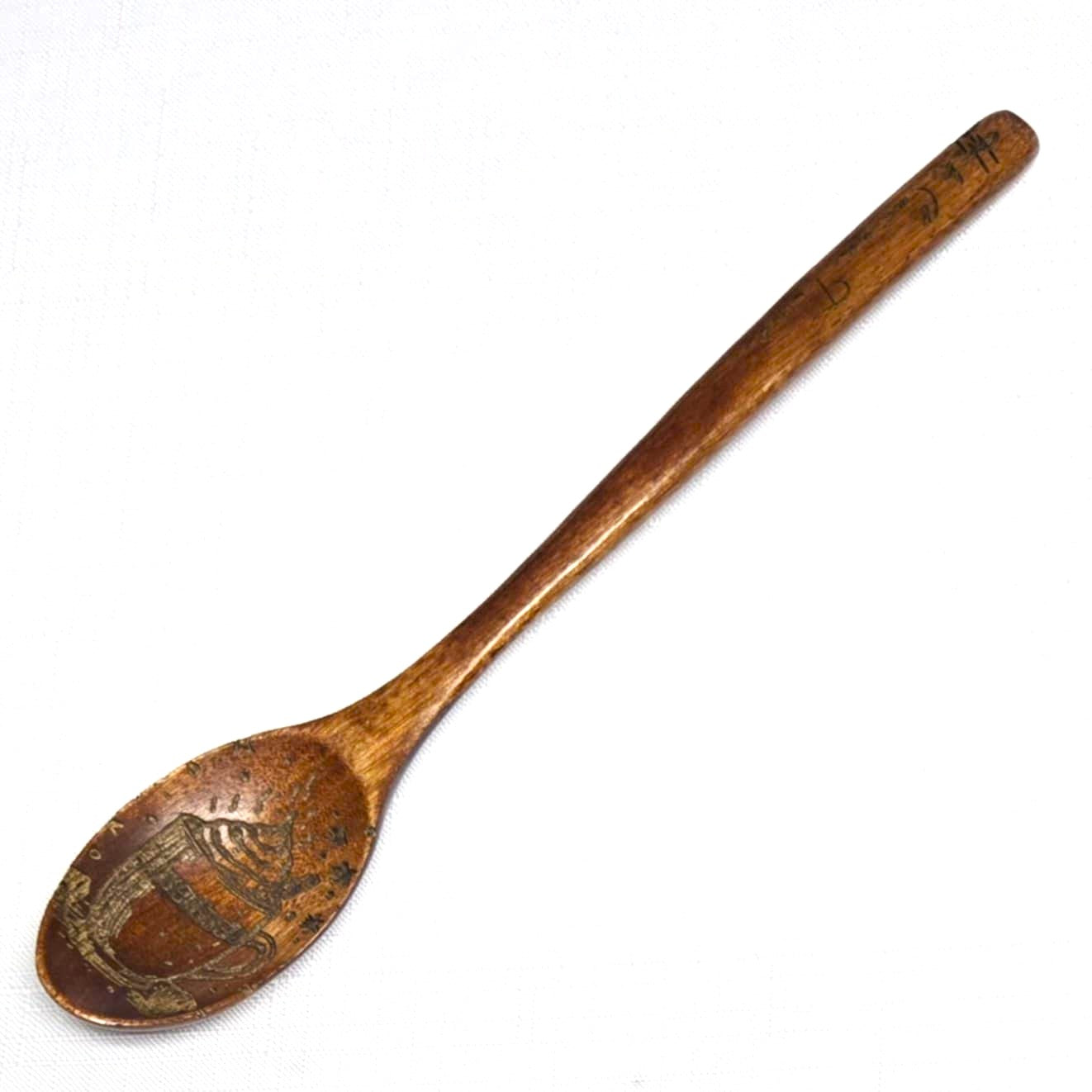 Small Laser-Engraved Wood Spoon - NEW!