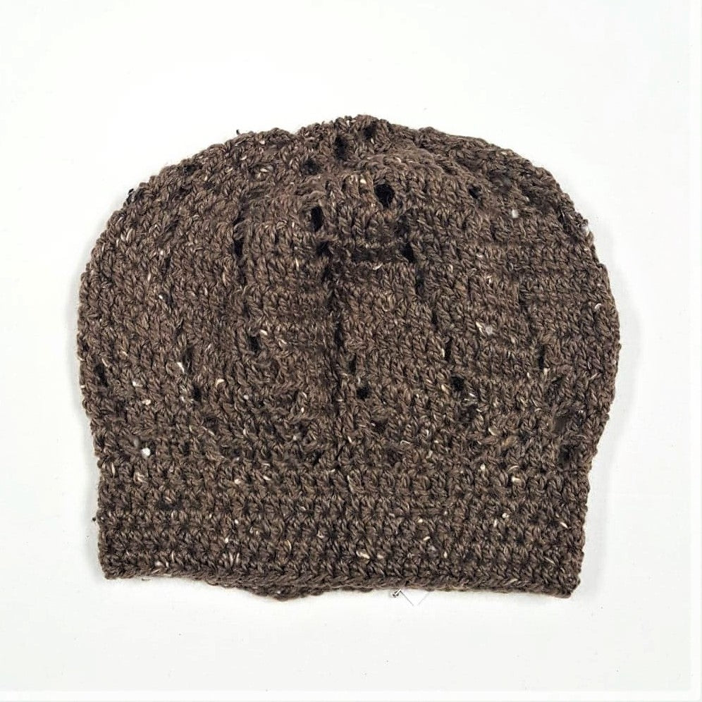 Tweed Lacy Slouch Hat