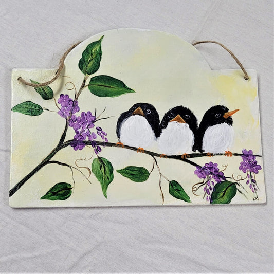 Painted Mini Wall Hanging - NEW LOWER PRICE!