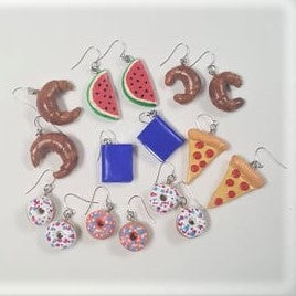 Earrings, polymer - NEW ITEMS ADDED!