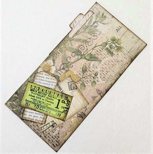 Junk Journaling Ephemera, Page Flip-Up