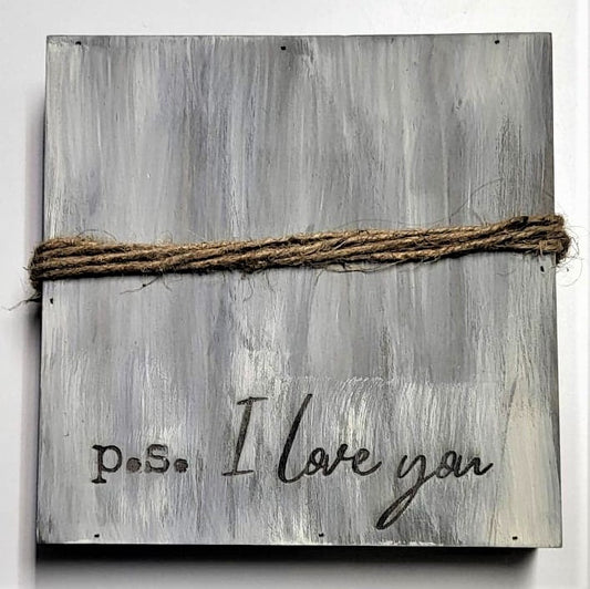 Engraved "I Love You" Box