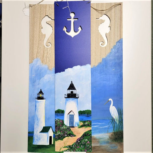 Handpainted Cutout Boards - Sea