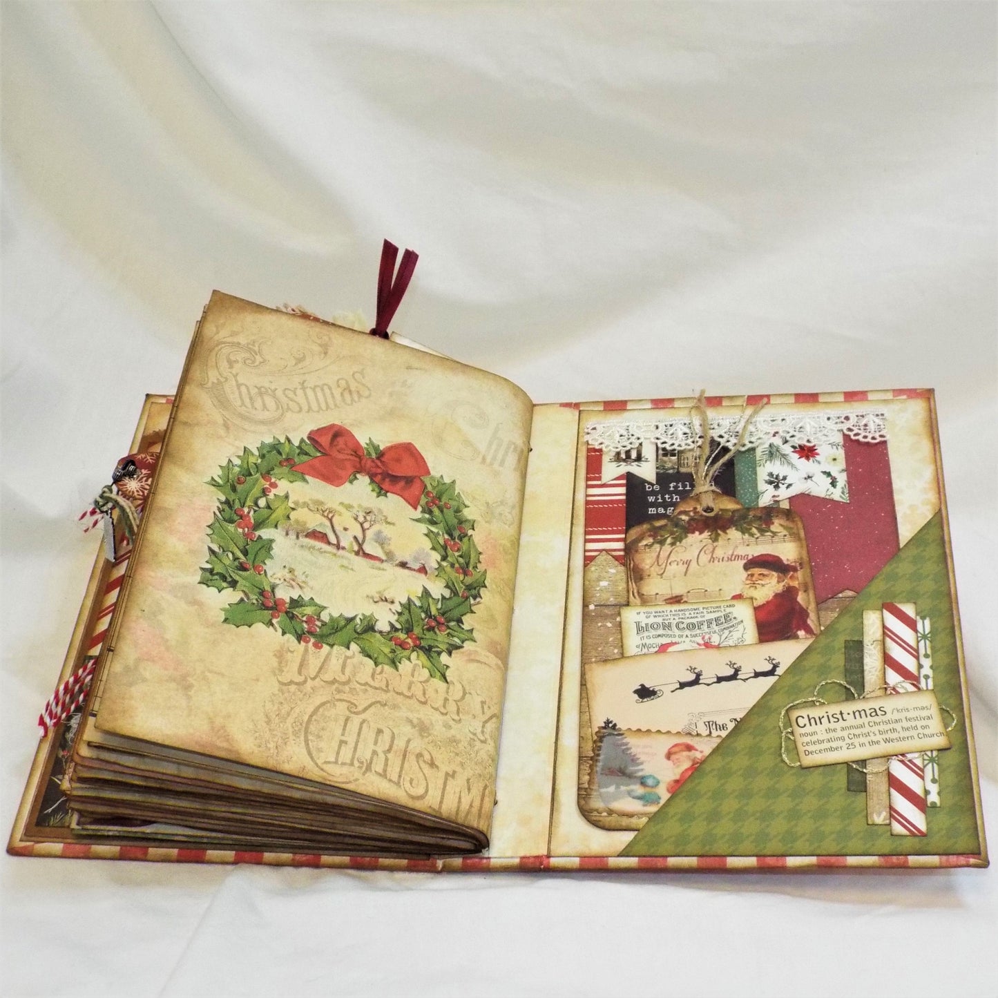 Christmas Junk Journal, completed