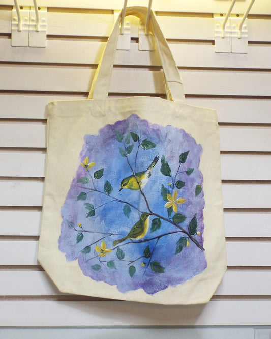 Painted Canvas Totes