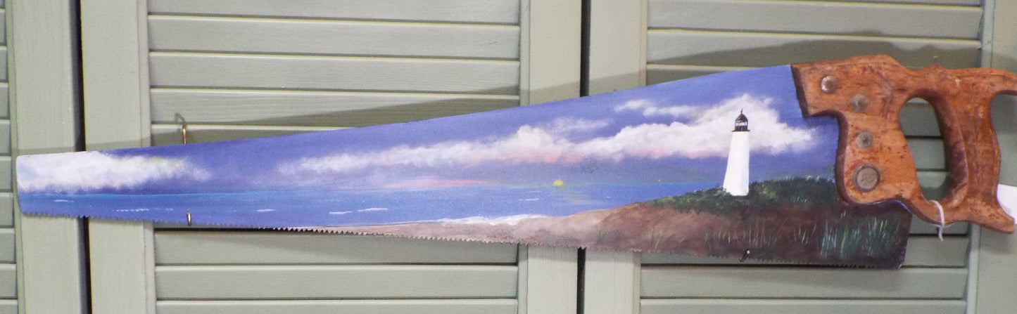 Painted Handsaw - NEW LOWER PRICE!